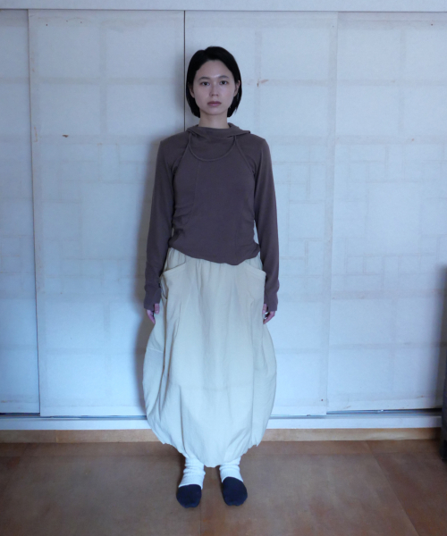 CHAMASPORTSLAB(チャマ スポーツラボ)の「CSL_Ongi Padded Skirts_Yellow(スカート・レディース・イエロー・FREE)」の5枚目の写真