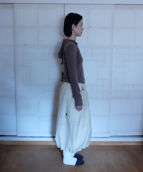 CHAMASPORTSLAB(チャマ スポーツラボ)の「CSL_Ongi Padded Skirts_Yellow(スカート・レディース・イエロー・FREE)」の6枚目の写真