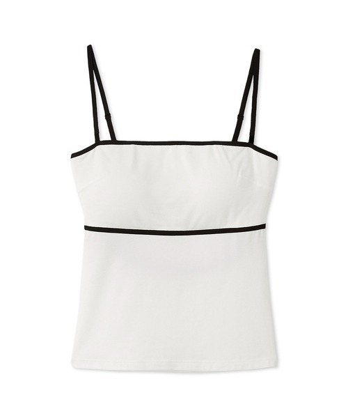 UNDERSON UNDERSON（アンダーソン アンダーソン）の「Meltyベアトップキャミ（カップ付き）（キャミソール・レディース・ピンクベージュ/ブラウン/ホワイト・1/0）」の20枚目の写真