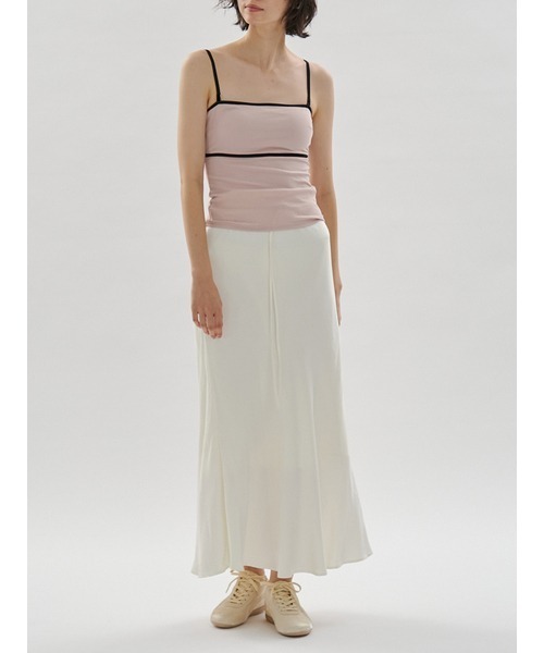 UNDERSON UNDERSON（アンダーソン アンダーソン）の「Meltyベアトップキャミ（カップ付き）（キャミソール・レディース・ピンクベージュ/ブラウン/ホワイト・1/0）」の10枚目の写真