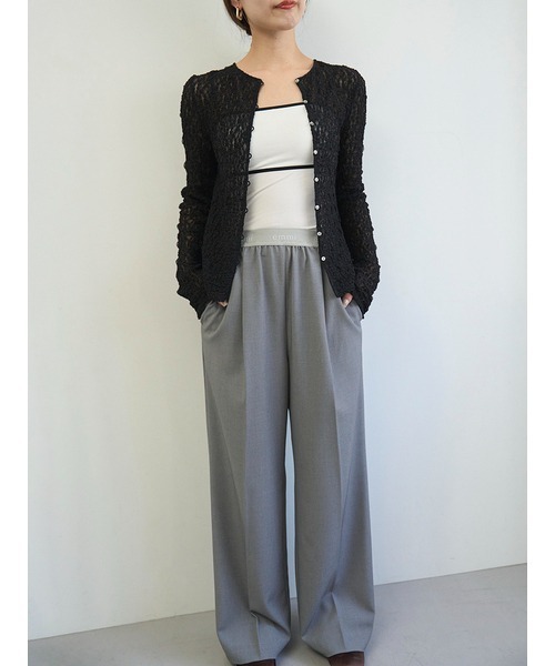 UNDERSON UNDERSON（アンダーソン アンダーソン）の「Meltyベアトップキャミ（カップ付き）（キャミソール・レディース・ピンクベージュ/ブラウン/ホワイト・1/0）」の17枚目の写真