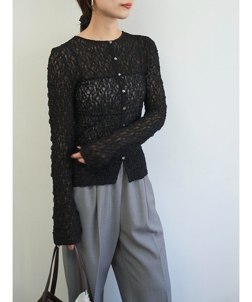 UNDERSON UNDERSON（アンダーソン アンダーソン）の「Meltyベアトップキャミ（カップ付き）（キャミソール・レディース・ピンクベージュ/ブラウン/ホワイト・1/0）」の18枚目の写真