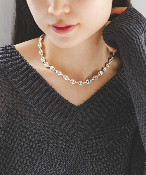 in mood(インムード)の「in mood/インムード ANCHOR-necklace(ネックレス・レディース・シルバー・FREE)」の3枚目の写真