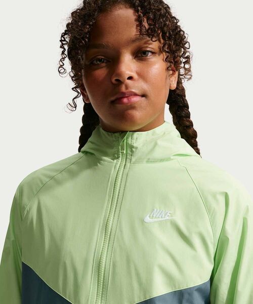 ナイキ スポーツウェア ウィンドランナー ジュニア フーデッド レペル