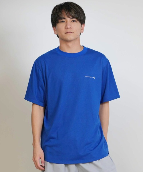 THREE WEATHER(スリーウェザー)の「THREE WEATHER/スリーウェザー 半袖 Tシャツ ワンポイント TW6S-2101(Tシャツ/カットソー・メンズ・ブルー/グレー/オリーブ/ブラック/ホワイト・M/XL/L)」の21枚目の写真