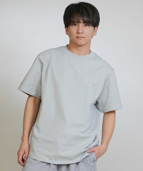 THREE WEATHER(スリーウェザー)の「THREE WEATHER/スリーウェザー 半袖 Tシャツ ワンポイント TW6S-2101(Tシャツ/カットソー・メンズ・ブルー/グレー/オリーブ/ブラック/ホワイト・M/XL/L)」の15枚目の写真