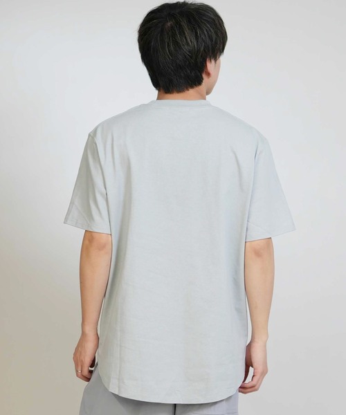 THREE WEATHER(スリーウェザー)の「THREE WEATHER/スリーウェザー 半袖 Tシャツ ワンポイント TW6S-2101(Tシャツ/カットソー・メンズ・ブルー/グレー/オリーブ/ブラック/ホワイト・M/XL/L)」の16枚目の写真
