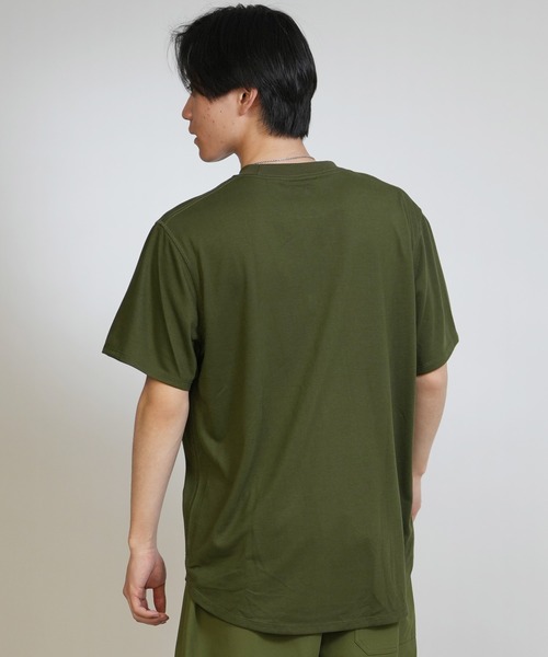 THREE WEATHER(スリーウェザー)の「THREE WEATHER/スリーウェザー 半袖 Tシャツ ワンポイント TW6S-2101(Tシャツ/カットソー・メンズ・ブルー/グレー/オリーブ/ブラック/ホワイト・M/XL/L)」の19枚目の写真