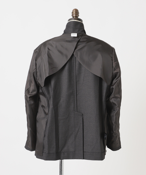 OUTDOOR PRODUCTS(アウトドアプロダクツ)の「Cozue Ninomiya EX tailored jacket(テーラードジャケット・レディース・チャコールグレー/ベージュ・38/36)」の18枚目の写真