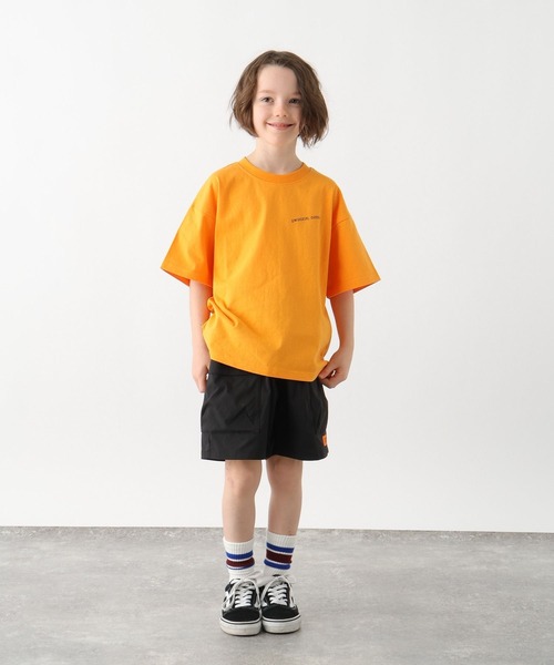 GLOBAL WORK（グローバルワーク）の「UNIVERSAL OVERALL/ショーツ/635367（その他パンツ・キッズ・スカイブルー/ブラック・LARGE/SMALL/MEDIUM）」の4枚目の写真