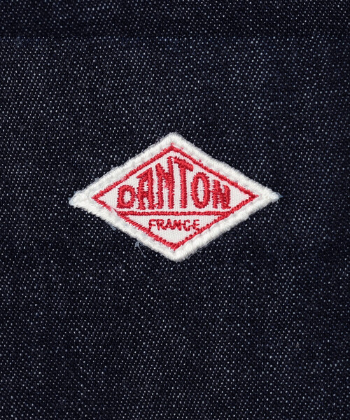 DANTON（ダントン）の「DANTON | デニムダンガリー レギュラーカラーシャツワンピース WOMEN（ワンピース・レディース・ダークインディゴブルー・36）」の9枚目の写真