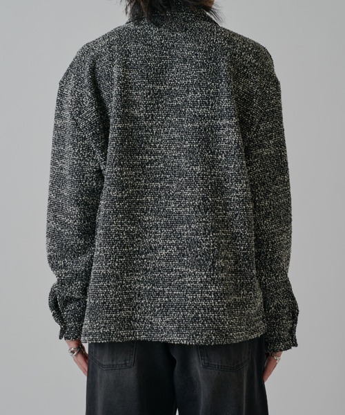 Lui's（ルイス）の「ブークレーワイドシャツ（シャツ/ブラウス・メンズ・ホワイト/ネイビー/ブラック・M/S）」の11枚目の写真