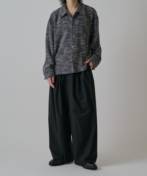 Lui's（ルイス）の「ブークレーワイドシャツ（シャツ/ブラウス・メンズ・ホワイト/ネイビー/ブラック・M/S）」の17枚目の写真