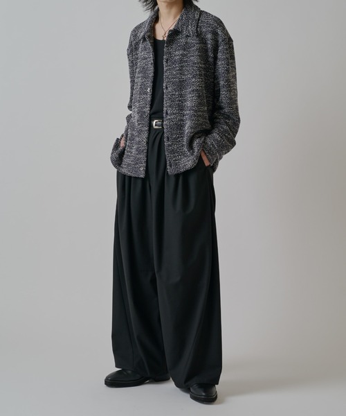 Lui's（ルイス）の「ブークレーワイドシャツ（シャツ/ブラウス・メンズ・ホワイト/ネイビー/ブラック・M/S）」の18枚目の写真