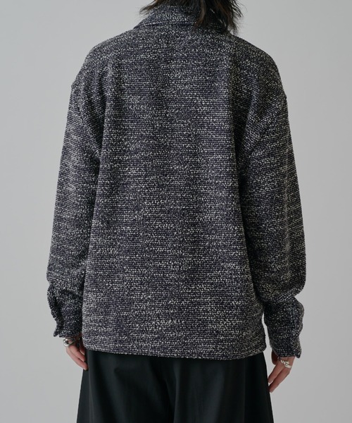 Lui's（ルイス）の「ブークレーワイドシャツ（シャツ/ブラウス・メンズ・ホワイト/ネイビー/ブラック・M/S）」の16枚目の写真