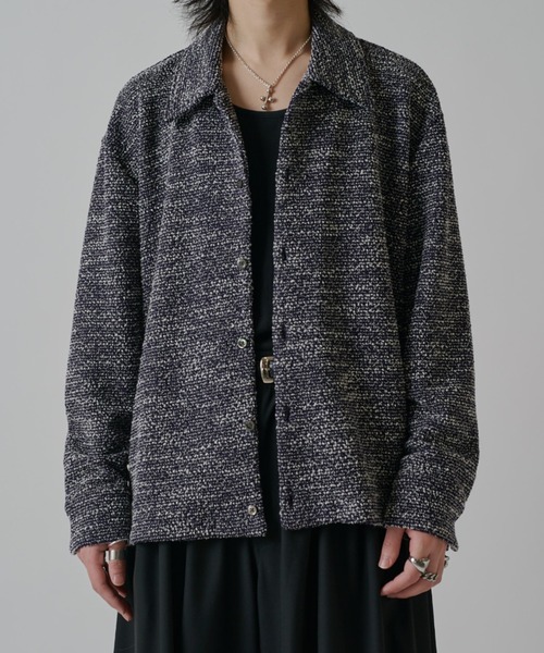 Lui's（ルイス）の「ブークレーワイドシャツ（シャツ/ブラウス・メンズ・ホワイト/ネイビー/ブラック・M/S）」の14枚目の写真