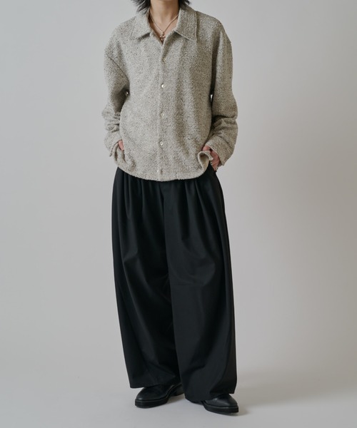 Lui's（ルイス）の「ブークレーワイドシャツ（シャツ/ブラウス・メンズ・ホワイト/ネイビー/ブラック・M/S）」の8枚目の写真