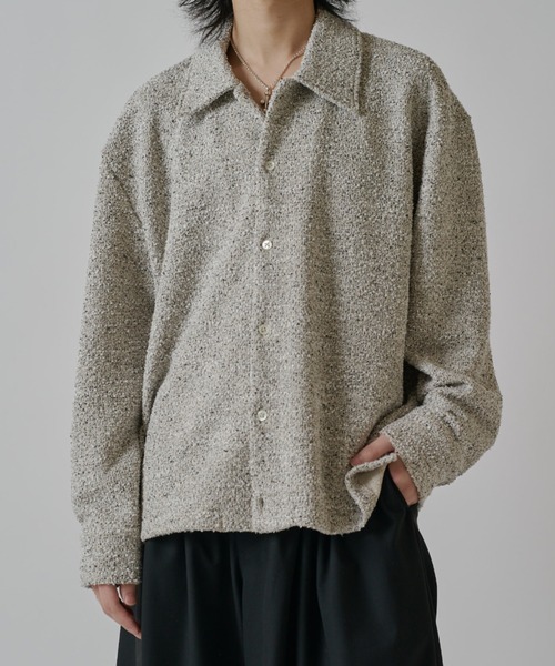 Lui's（ルイス）の「ブークレーワイドシャツ（シャツ/ブラウス・メンズ・ホワイト/ネイビー/ブラック・M/S）」の4枚目の写真