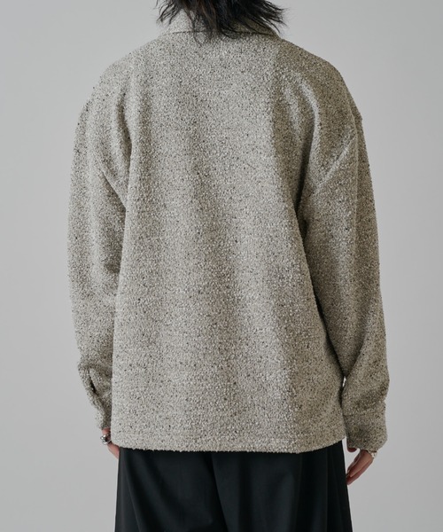 Lui's（ルイス）の「ブークレーワイドシャツ（シャツ/ブラウス・メンズ・ホワイト/ネイビー/ブラック・M/S）」の6枚目の写真