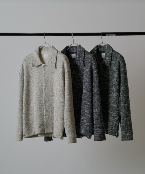 Lui's（ルイス）の「ブークレーワイドシャツ（シャツ/ブラウス・メンズ・ホワイト/ネイビー/ブラック・M/S）」の19枚目の写真