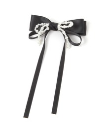 tiny tiny（ティニーティニー）の「リボンパール調バレッタ[tiny tiny(ティニーティニー)]（バレッタ/ヘアクリップ）」