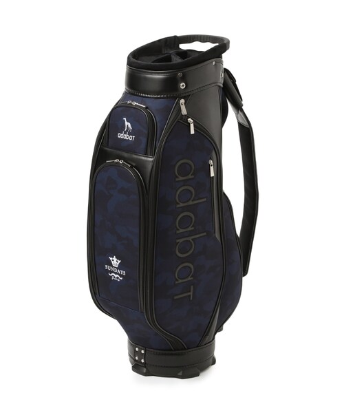 adabat（アダバット）の「【ADABAT NAVY】カモフラ柄キャディーバッグ（ゴルフグッズ・メンズ・ブラック系/ネイビー系・00）」の9枚目の写真