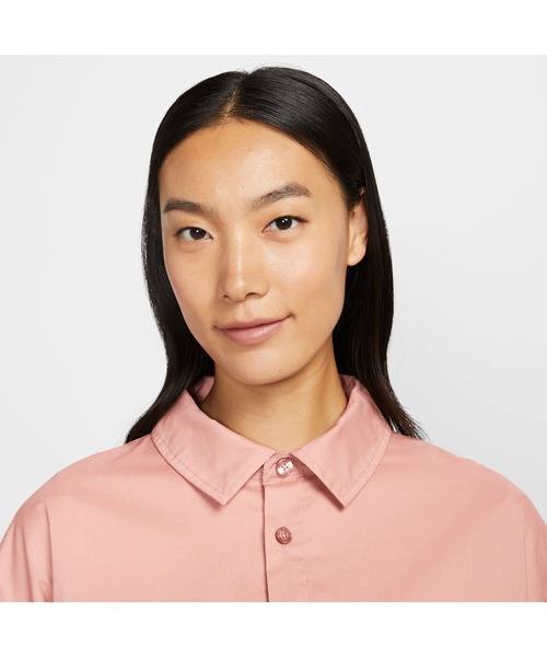 NIKE（ナイキ）の「NIKE/ナイキ WS NSW CHLLPPLNBTNL/Sﾄｯﾌﾟ（シャツ/ブラウス・レディース・ピンク・L/S/XL/XS）」の3枚目の写真