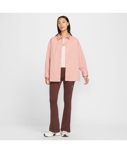 NIKE（ナイキ）の「NIKE/ナイキ WS NSW CHLLPPLNBTNL/Sﾄｯﾌﾟ（シャツ/ブラウス・レディース・ピンク・L/S/XL/XS）」の4枚目の写真