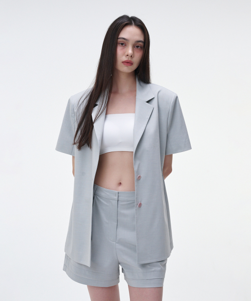 OEUVA(ウーヴァ)の「アイスグレーサイドポイントジャケット(テーラードジャケット・レディース・その他・3/0/1/2)」の2枚目の写真