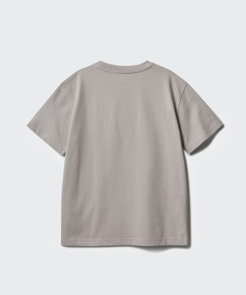 MUSINSA STANDARD KIDS（ムシンサスタンダードキッズ）の「[クールスタンダード] リラックスドクルーネックTシャツ [マッシュルーム]（Tシャツ/カットソー・レディース・その他・100/110/120/130/140/150/160）」の5枚目の写真