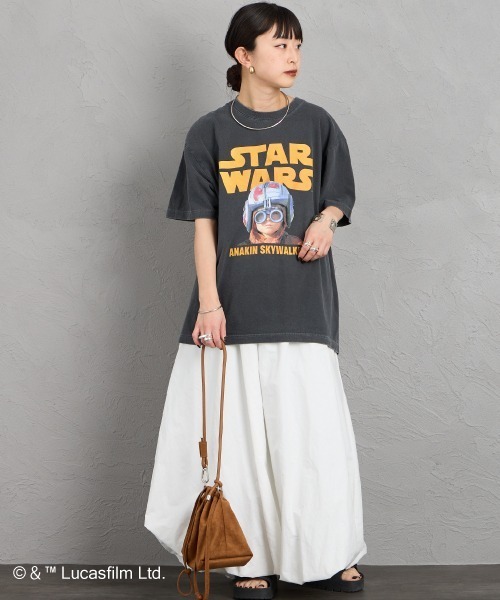 GOOD ROCK SPEED（グッドロックスピード）の「【WEB先行予約】[GOOD ROCK SPEED/グッドロックスピード] 別注 / STAR WARS / ANAKIN SKYWALKER / プリントTシャツ / ディズニー（Tシャツ/カットソー・レディース・チャコール・XL/L/M）」の9枚目の写真