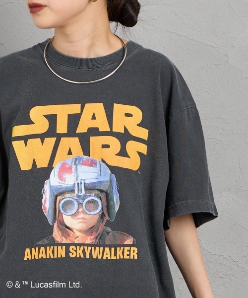 GOOD ROCK SPEED（グッドロックスピード）の「【WEB先行予約】[GOOD ROCK SPEED/グッドロックスピード] 別注 / STAR WARS / ANAKIN SKYWALKER / プリントTシャツ / ディズニー（Tシャツ/カットソー・レディース・チャコール・XL/L/M）」の12枚目の写真