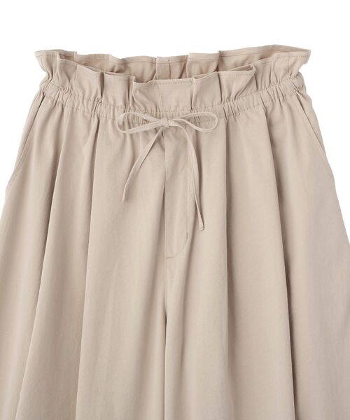 Green　Parks（グリーンパークス）の「ウエストフリルワイドコクーンパンツ（その他パンツ・レディース・ライトベージュ/グレー・FREE）」の5枚目の写真