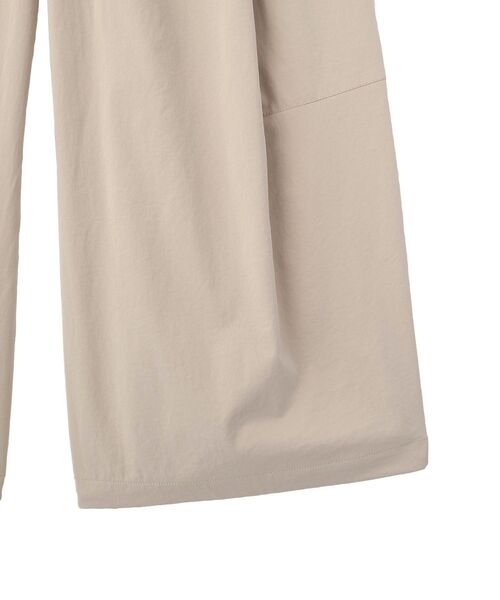 Green　Parks（グリーンパークス）の「ウエストフリルワイドコクーンパンツ（その他パンツ・レディース・ライトベージュ/グレー・FREE）」の7枚目の写真