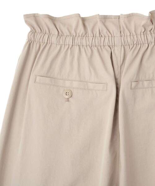 Green　Parks（グリーンパークス）の「ウエストフリルワイドコクーンパンツ（その他パンツ・レディース・ライトベージュ/グレー・FREE）」の10枚目の写真
