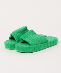 Lace Ladies（レースレディース）の「立体 厚底 ソフト オープン サンダル（ルームシューズ/スリッパ）」