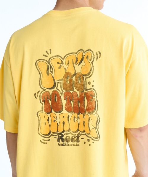 REEF(リーフ)の「REEF FUN GRAPHIC SS T Tシャツ 【2026年春夏モデル】/リーフグラフィック半袖Tシャツ(Tシャツ/カットソー・メンズ・イエロー/ホワイト/グリーン/ブラック・X-LARGE/LARGE/MEDIUM/SMALL)」の4枚目の写真