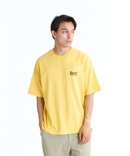 REEF(リーフ)の「REEF FUN GRAPHIC SS T Tシャツ 【2026年春夏モデル】/リーフグラフィック半袖Tシャツ(Tシャツ/カットソー・メンズ・イエロー/ホワイト/グリーン/ブラック・X-LARGE/LARGE/MEDIUM/SMALL)」の8枚目の写真