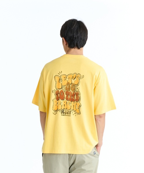 REEF(リーフ)の「REEF FUN GRAPHIC SS T Tシャツ 【2026年春夏モデル】/リーフグラフィック半袖Tシャツ(Tシャツ/カットソー・メンズ・イエロー/ホワイト/グリーン/ブラック・X-LARGE/LARGE/MEDIUM/SMALL)」の9枚目の写真