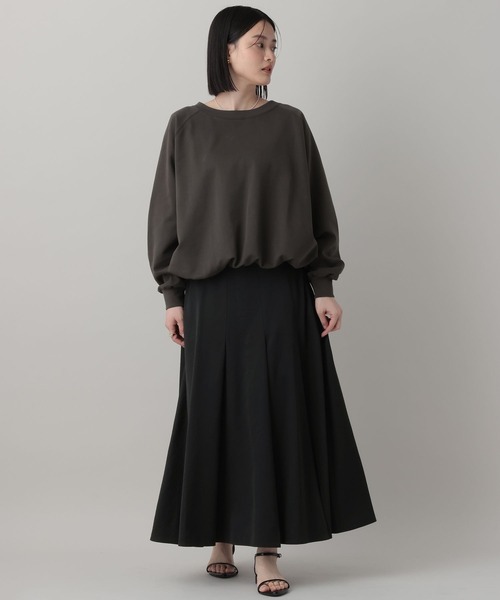 A part by（アパートバイ）の「ツヤタックフレア－スカート（スカート・レディース・ブラック/アイボリー/ベビーピンク・FREE）」の12枚目の写真