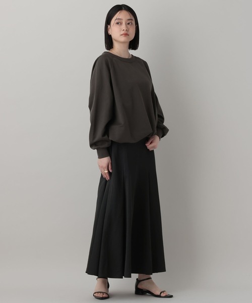 A part by（アパートバイ）の「ツヤタックフレア－スカート（スカート・レディース・ブラック/アイボリー/ベビーピンク・FREE）」の14枚目の写真