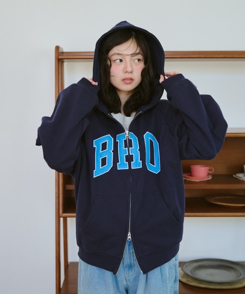 BRO Double-Zip Hoodie / BROダブルジップフーディー（パーカー 