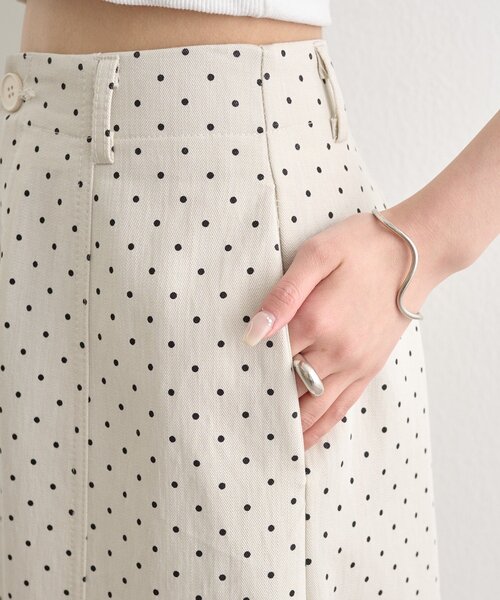 mystic（ミスティック）の「ドットカーブパンツ（その他パンツ・レディース・アイボリー/ブラック/グレー・MEDIUM/LARGE）」の9枚目の写真