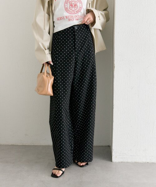 mystic（ミスティック）の「ドットカーブパンツ（その他パンツ・レディース・アイボリー/ブラック/グレー・MEDIUM/LARGE）」の11枚目の写真