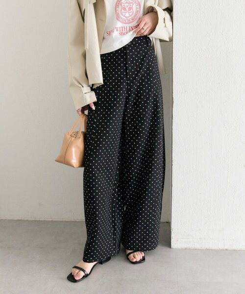mystic（ミスティック）の「ドットカーブパンツ（その他パンツ・レディース・アイボリー/ブラック/グレー・MEDIUM/LARGE）」の13枚目の写真