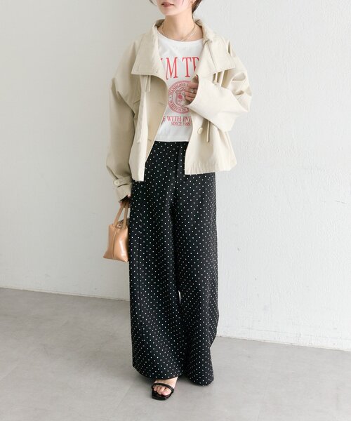 mystic（ミスティック）の「ドットカーブパンツ（その他パンツ・レディース・アイボリー/ブラック/グレー・MEDIUM/LARGE）」の15枚目の写真