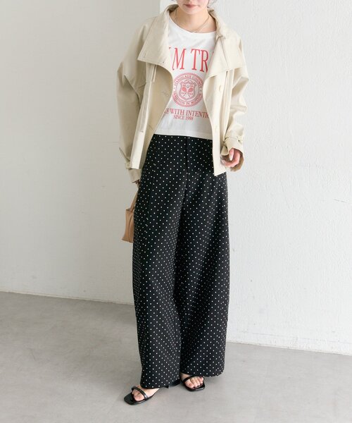 mystic（ミスティック）の「ドットカーブパンツ（その他パンツ・レディース・アイボリー/ブラック/グレー・MEDIUM/LARGE）」の16枚目の写真