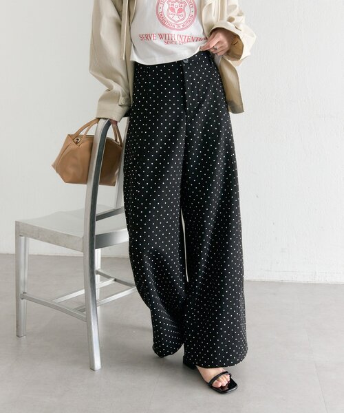 mystic（ミスティック）の「ドットカーブパンツ（その他パンツ・レディース・アイボリー/ブラック/グレー・MEDIUM/LARGE）」の17枚目の写真