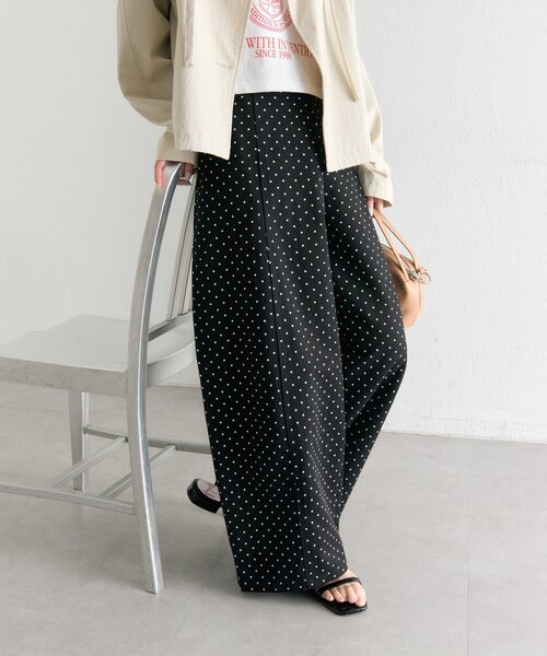 mystic（ミスティック）の「ドットカーブパンツ（その他パンツ・レディース・アイボリー/ブラック/グレー・MEDIUM/LARGE）」の18枚目の写真