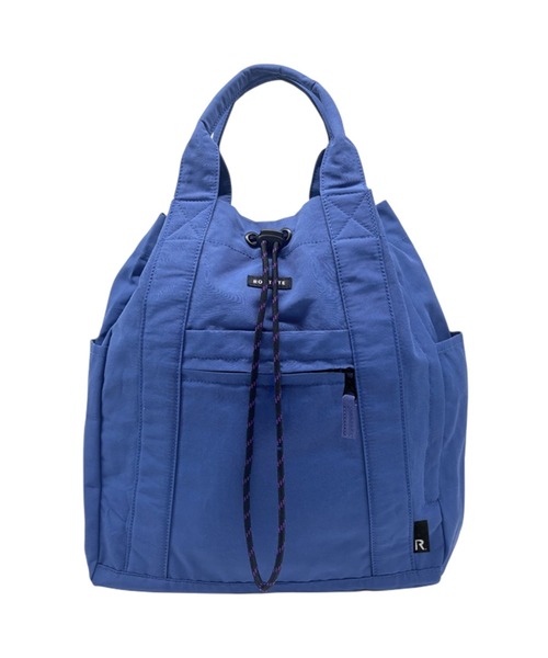 ROOTOTE（ルートート）の「ROOTOTE ルートート SC.セオルー.ドローストリング-A（バックパック/リュック・レディース・ブルー/タン/ベージュ・FREE）」の3枚目の写真